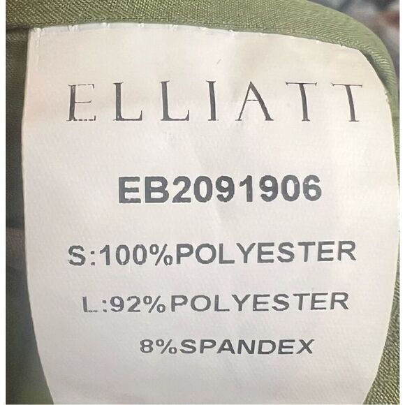 ELLIATT Aisle Satin Slipdress In Khaki Green NWT -Size XS - Picture 9 of 9